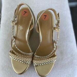 Nine West Gold Women's Sandals